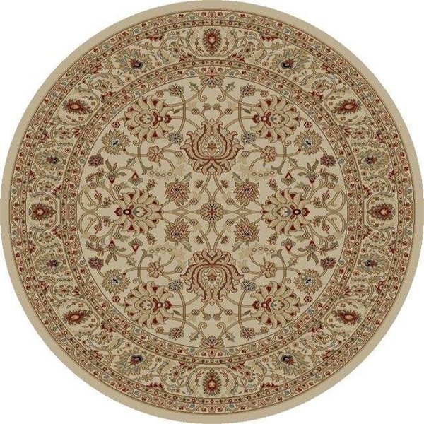 Concord Global Trading Concord Global 65520 5 ft. 3 in. Ankara Mahal - Round; Ivory 65520